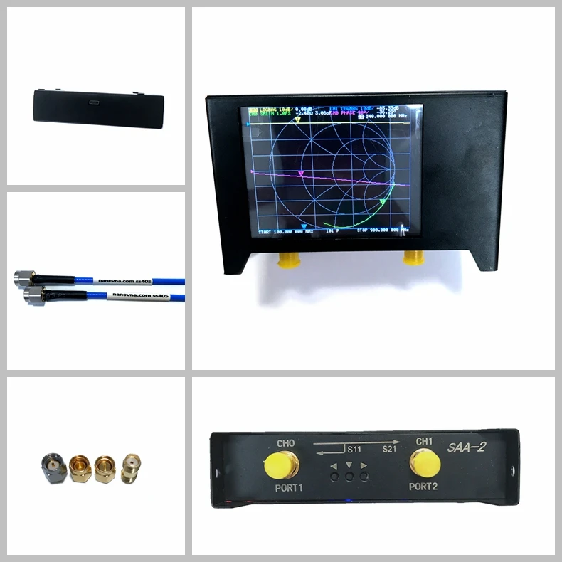 Анализатор сети nanov2/SAA2 3G версия VNA HF UHF UV Vector 2020 анализатор антенны с сумкой для