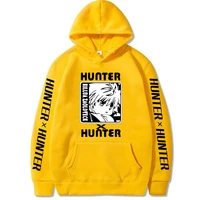 hunter x hunter japan hot anime print hoodie sweatshirt loog sleeve sportswear men hoodie