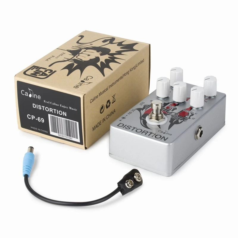 

Caline CP-69 Guitar Pedal High Peak Distortion Mini Pedal Effect Pedal Guitar Accessories