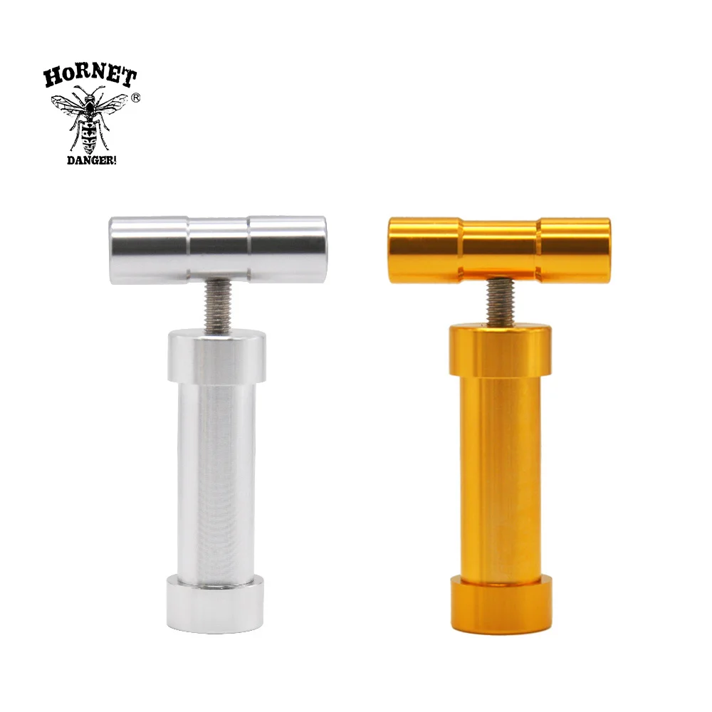 

HORNET Handle Pollen Presser Aluminum Manual Heavy Duty T 110MM Press Compressor Herb Grinder Tobacco Spice Crusher Accessories