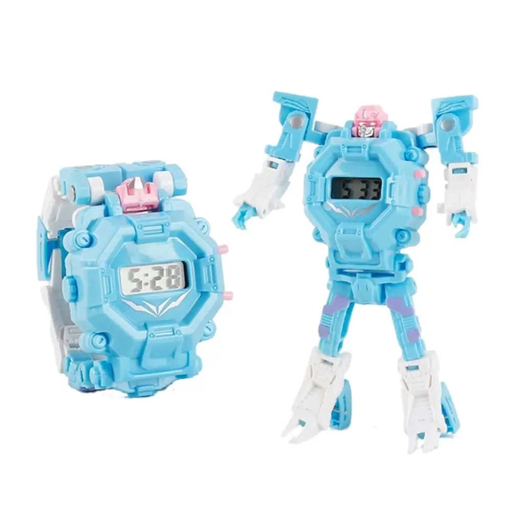 

Kids Watch Toy Innovative Cartoon Deformation Robot Electronic Watches