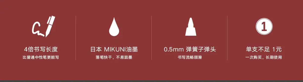 Xiao mi jia чернильное перо 0,5 мм mi Kaco шариковая ручка ядро прочная ручка для подписи заправка черные японские чернила 10 шт./компл