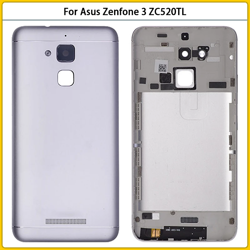 

Чехол для Asus Zenfone 3 ZC520TL, металлическая задняя крышка батарейного отсека с боковыми кнопками, запасная часть
