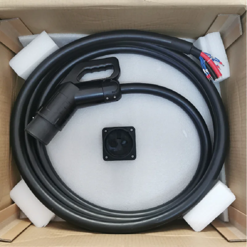 EV DC быстрая зарядная станция 125A 1000V CHAdeMO разъем с 5 метровым кабельным