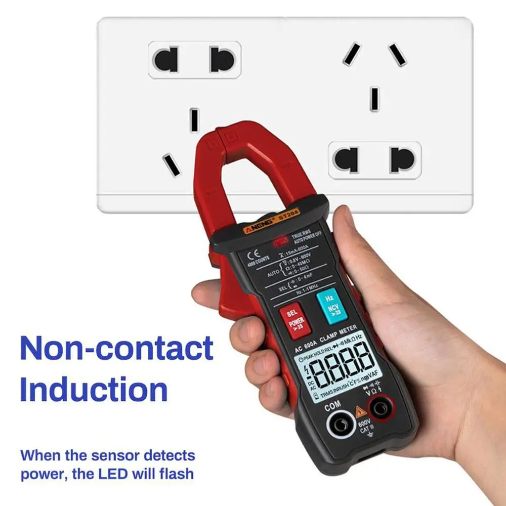 St204 клещи Высокоточный многофункциональный автоматический цифровой мультиметр