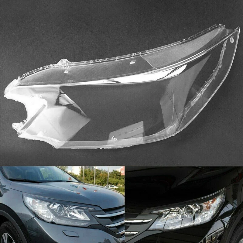 

for Honda CRV 2012-2014 Headlight Shell Lamp Shade Transparent Lens Cover Headlight Glass Cover