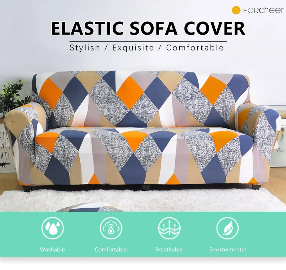 Solid Color Sofa Cover Big Elasticity Stretch Couch Cover Loveseat Sofa Corner Sofa Towel Furniture Cover 1/2/3/4 Seater
