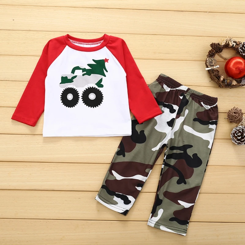 Комплекты хлопковой одежды для маленьких мальчиков комплект с круглым