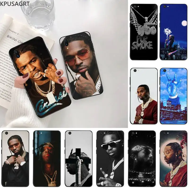 

Rapper Pop Smoke Shell Phone Case For Vivo Y91c Y17 Y51 Y67 Y55 Y7s Y81S Y19 V17 vivos5