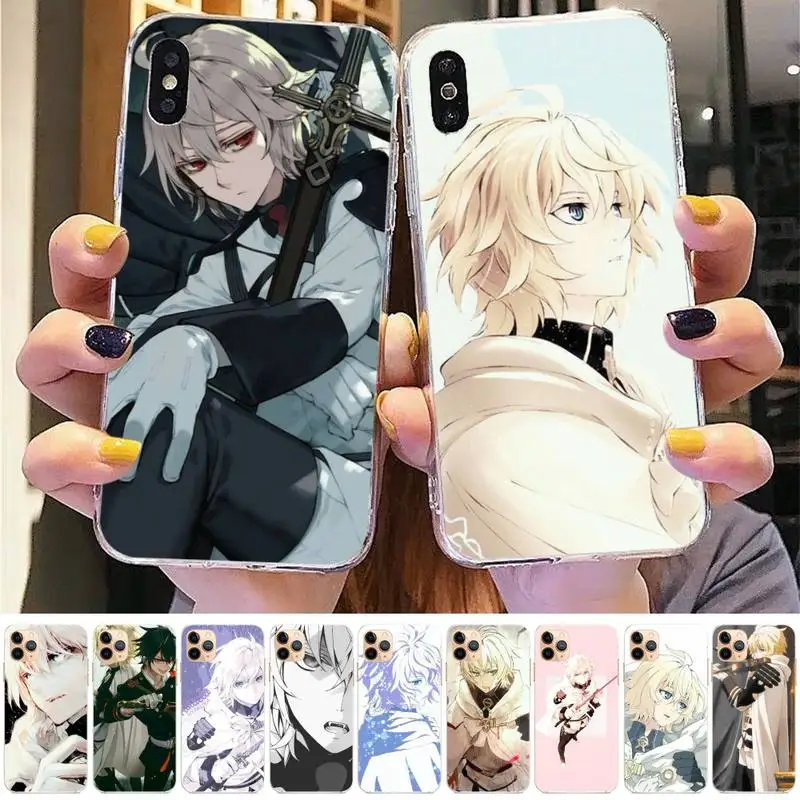 

Seraph of the end Phone Case for iphone 13 8 7 6 6S Plus X 5S SE 2020 XR 11 12 pro XS MAX