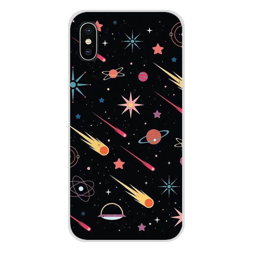 TPU Shell Covers Outer Space Planet Spaceship Moon Stars For Samsung A10 A30 A40 A50 A60 A70 Galaxy S2 Note 2 3 Grand Core Prime | Мобильные