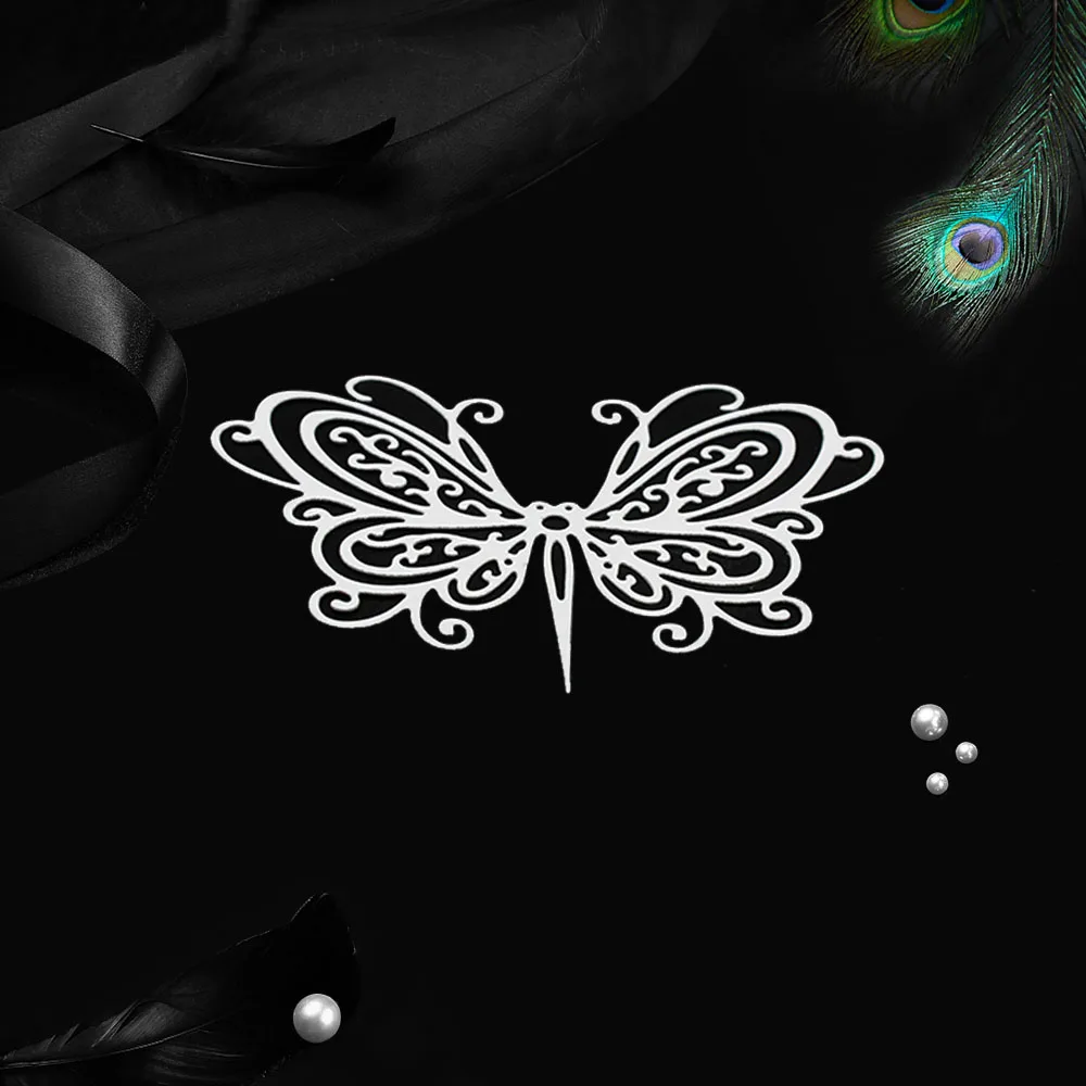 Потрясающие металлические Вырубные штампы в виде бабочек для скрапбукинга Новые