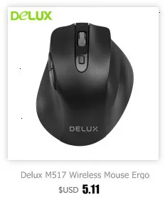 Delux M618X 2,4 ГГц Беспроводная+ Bluetooth 3,0/4,0 многомодовая перезаряжаемая эргономичная Вертикальная компьютерная USB игровая 6D мышь