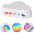 Бомбочка для ванны, 110 г, разноцветная, с морской солью, ручной работы, для отшелушивания, увлажнения, сухой кожи для женщин, мамы, девочек, детей