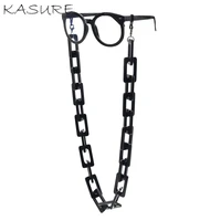 kasure new fashion acrylic sunglasses chain women reading glasses hanging neck chain largand glasses chain eyeglasses strap