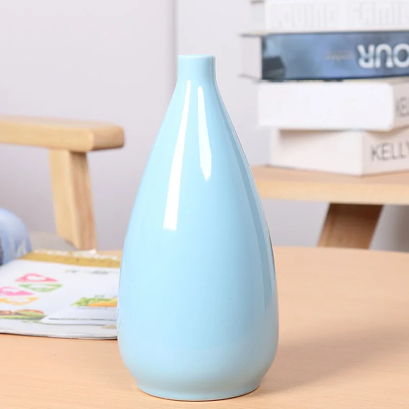 Современные минималистичные керамические вазы для гостиной настольная