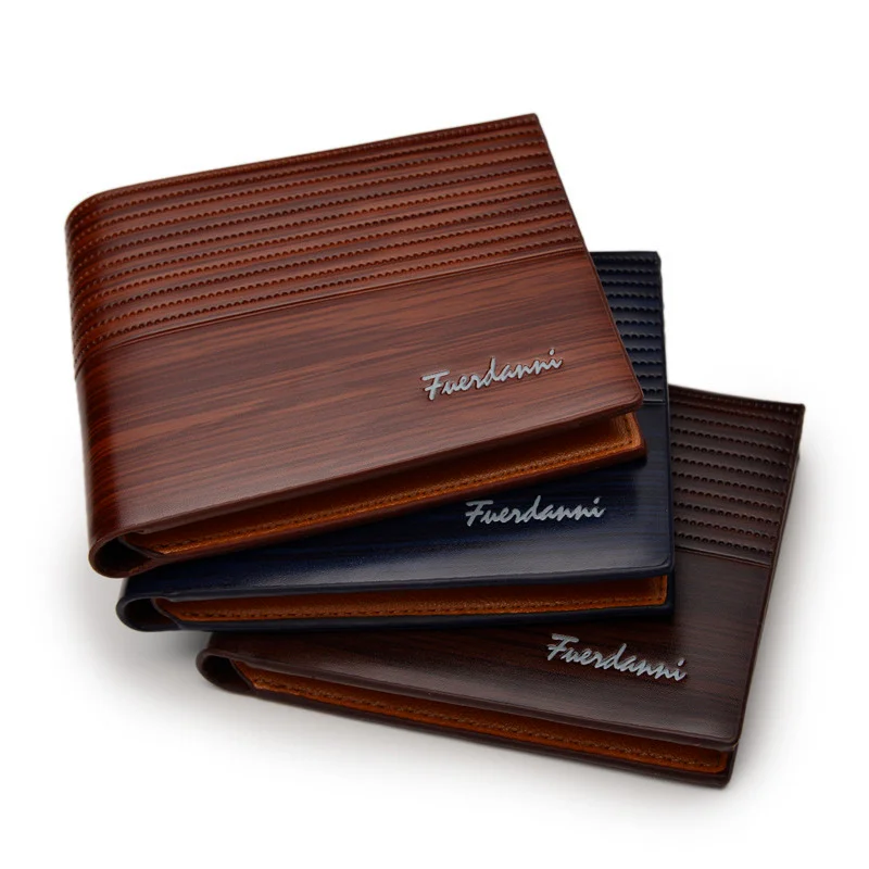 

Vintage PU Leather Men's Wallet Men Luxury Brand Short Slim Purses Money Clip Credit Card Dollar Portomonee Carteria Wallets