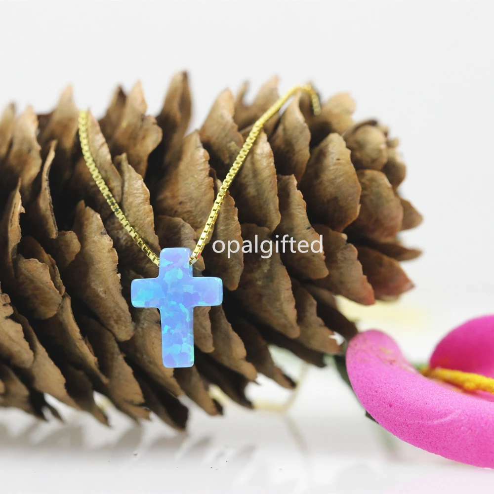 1 шт. Женская цепочка из серебра 925 пробы с голубым опалом | Украшения и аксессуары