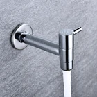 Смеситель для стиральной машины, латунный, хромированный, с резьбой G12