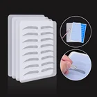 10 шт., прозрачные силиконовые тату для бровей и губ, инструмент для тренировки кожи, Перманентный макияж, аксессуары для микроволокна для начинающих