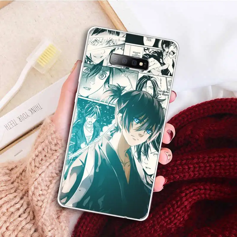 

Japanese Yato Noragami Anime Art Phone Case Transparent For Samsung Galaxy A71 A21s S8 S9 S10 plus note 20 ultra