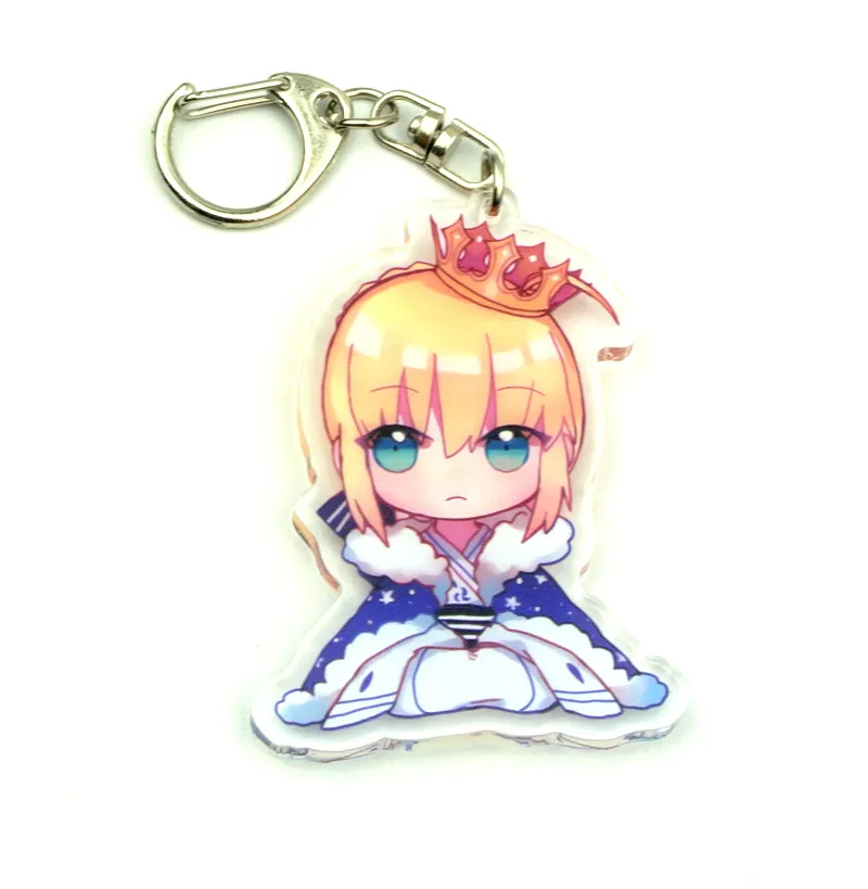 Аниме Fate/Grand Order Jeanne dɺrc (Alter) брелок для ключей Подвеска Хэллоуина Косплей