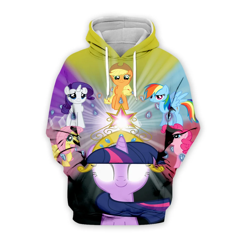 

Tessffel My Little Pony Cartoon Anime Cute Unicorn Autumn Sweatshirt Harajuku Pullover 3DPrint Men/Women Funny Casual Hoodies 12