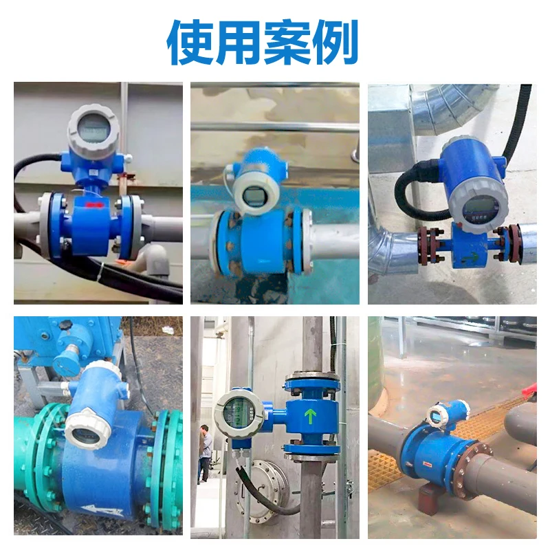 

Flowmeter liquid water digital display sensor split pipeline sewage flow inspection certificate three-year warranty