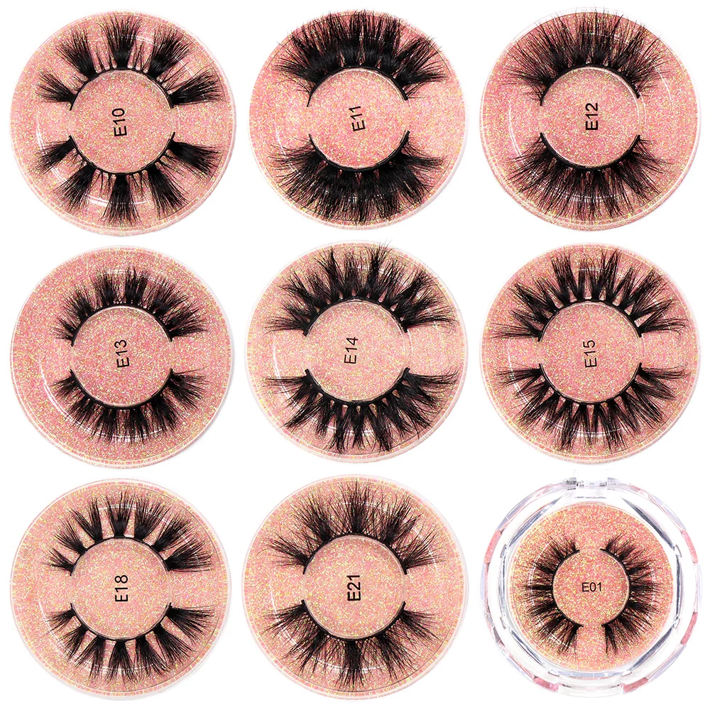 FOXESJI 30 пар/лот накладные ресницы 3D норковые натуральные длинные пушистые мягкие