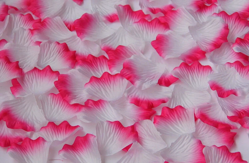 200 шт./пакет шелк цветочных лепестков для украшения свадеб и вечерние праздничный