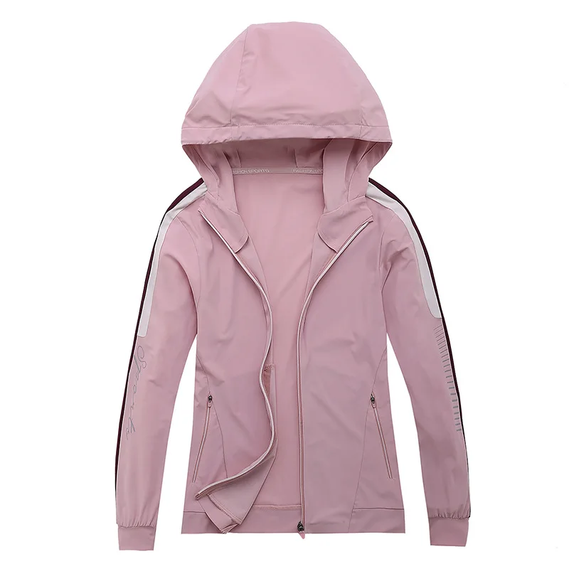 

Spring and Summer outdoor sports windbreaker ladies breathable and sun-protective long-sleeved coat hiking hiking clothing