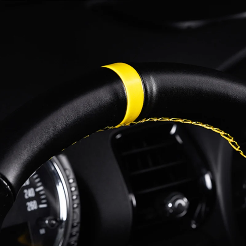 Чехол для руля из натуральной кожи 38 см BMW MINI Cooper S ONE F54 F55 F56 F57 F60|Чехлы на руль| |