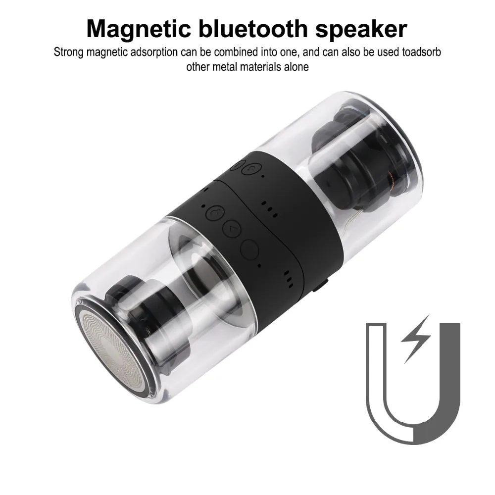 Fineblue MK22 TWS мини беспроводной Bluetooth динамик 4 цвета светодиодный дышащий свет мега бас стерео Соединительный динамик