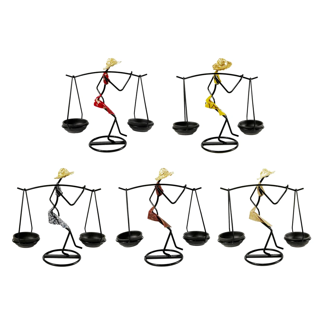 Подсвечник для женщин и девочек подсвечник из кованого железа с геометрическим