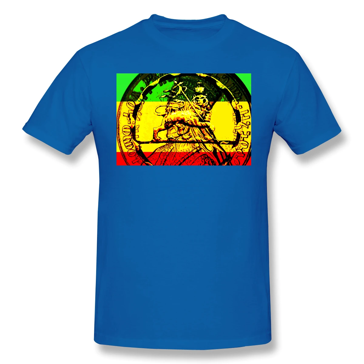 Футболка Rasta Lion Of juah Мужская базовая короткий рукав рубашка R321 США размер | одежда