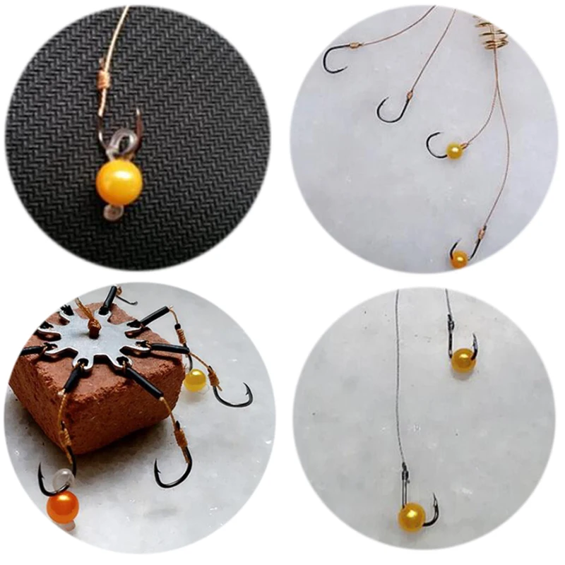 100 шт/бутылки рыболовные бусы погружные Твердые бусины профессиональные для рыбы