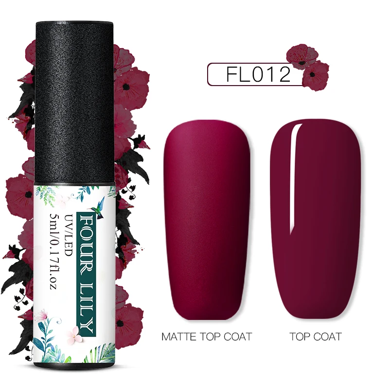 PS06783 Четыре Лили 60 Цвета Матовый УФ-гель для ногтей 5 мл Pure Nail Цвет матовый лаки для ногтей био-Гели Soak Off Гель лак для ногтей Лаки маникюрный лак - Цвет: PS06783