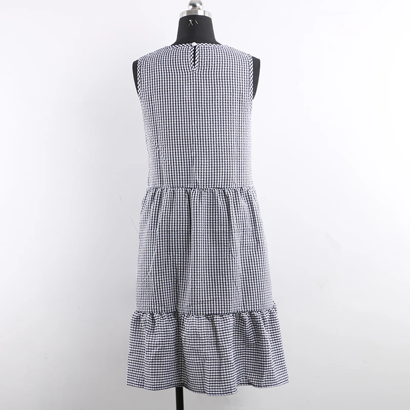 Женское пляжное платье с оборками Forefair повседневное летнее в стиле бохо круглым