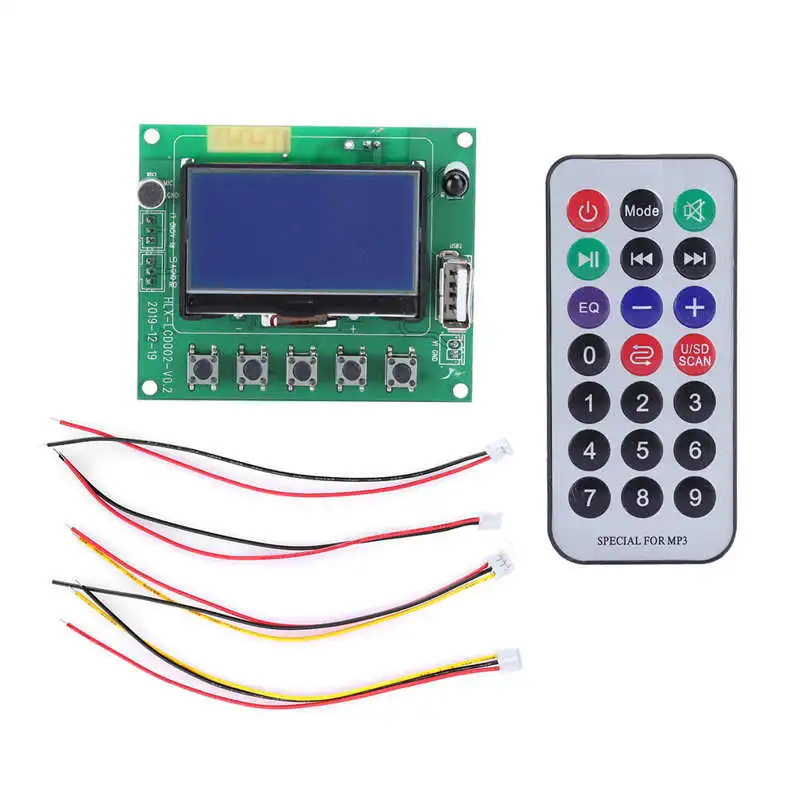 Bluetooth декодер пульт дистанционного управления цифровой аудио крепление MP3 Плата