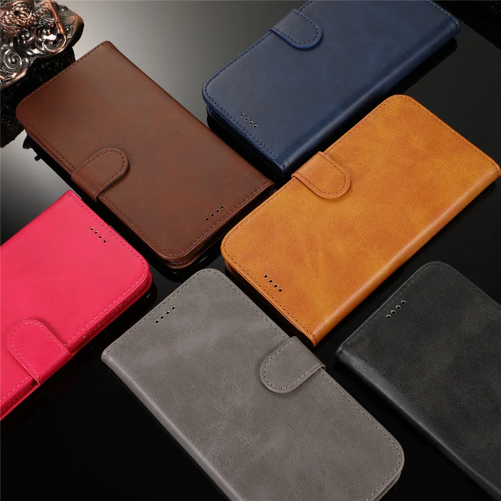 Кожаный чехол книжка One Plus 7 Pro в стиле ретро для Oneplus 7pro Global роскошный Магнитный