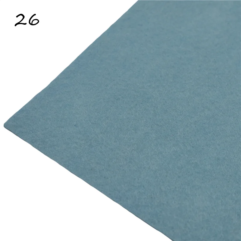 15x15 см ручная работа, сделай сам, ремесло, войлочная ткань filz feltro para artesanato telas vilt stof feutrine, войлочные цветы, шары, шерсть для валяния - Цвет: 26 15X15cm