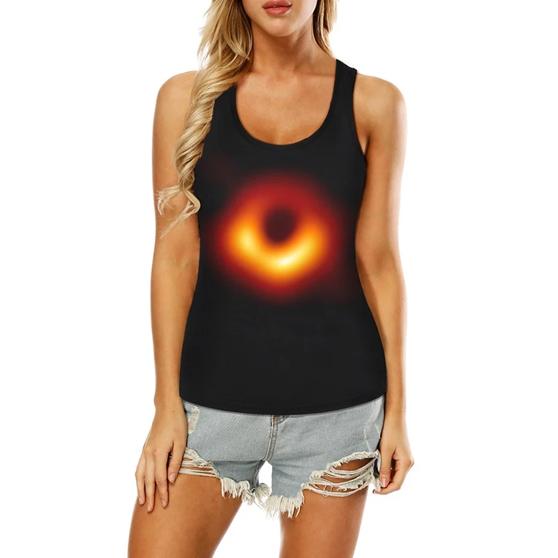 Женский Новый Уютный жилет для девочек Взрывные модели космическая черная дыра