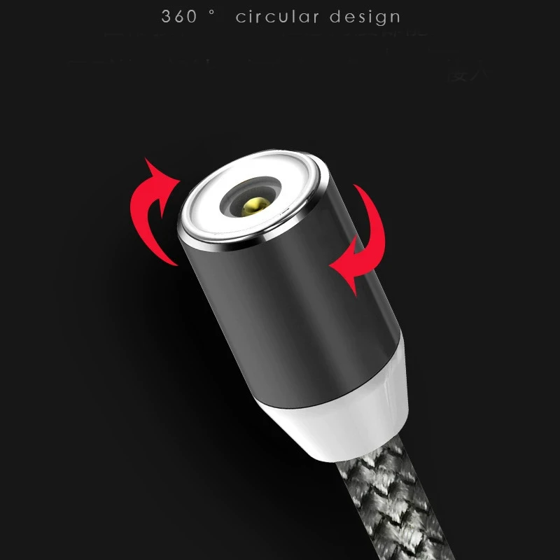 Magnetic Micro USB Cable For iPhone Samsung Android Mobile Phone Fast Charging Type C Magnet Charger Wire Cord | Мобильные телефоны