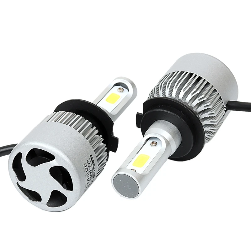 

9~30V H7 COB LED Headlight Conversion 80W 8000LM 6500K Car Waterproof White Light Bulbs Aviation Aluminum Fog Light Dropshipping