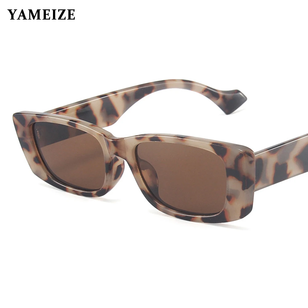 

Солнцезащитные очки YAMEIZE женские прямоугольные квадратные, винтажные, маленькие, 2021