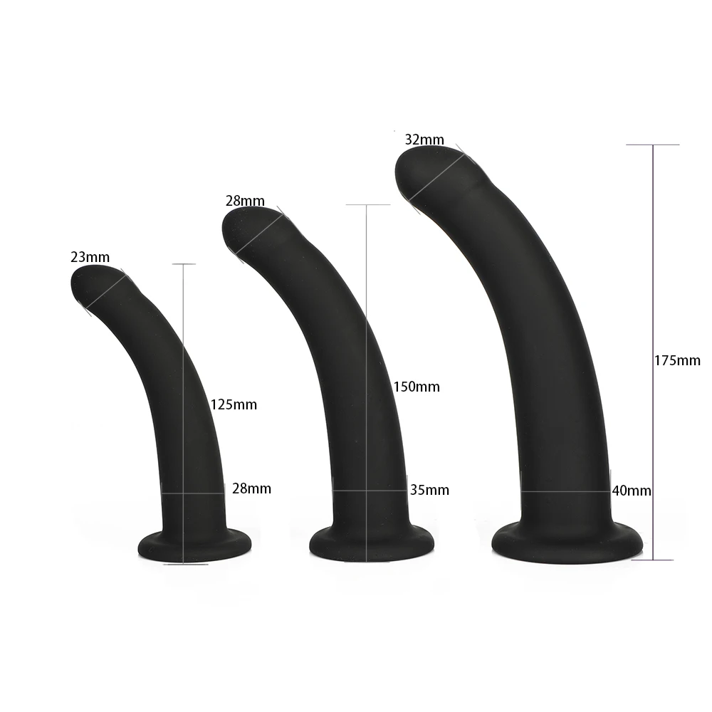 Силиконовый реалистичный фаллоимитатор на мощной присоске Анальная пробка