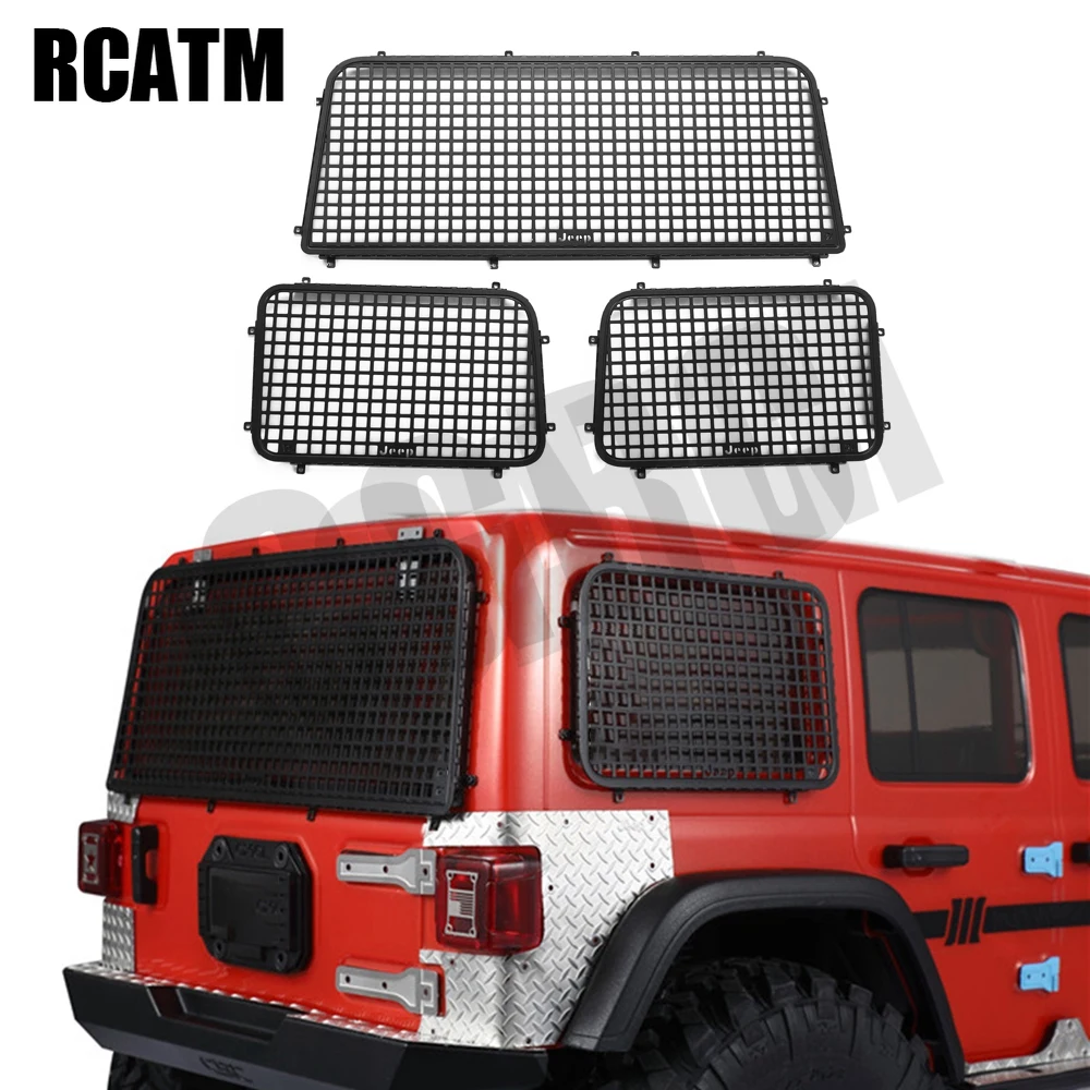 3 шт. металлическая трехмерная сетка для окон автомобиля из нержавеющей стали