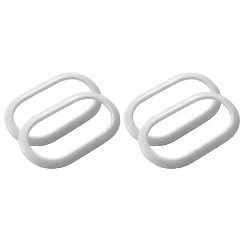 forfour white 4pcs 2шт ABS Внутренняя дверь чаша крышка для Mercedes Smart Fortwo ForFour 453 дверные ручки автомобильные наклейки аксессуары для декорирования машины - Название цвета: forfour white 4pcs