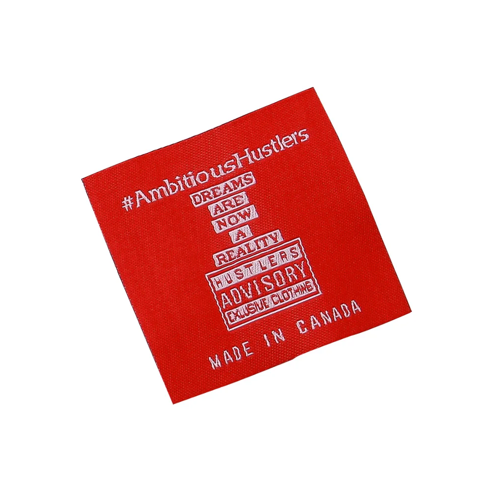 Индивидуальные петля СГИБ серебряные шрифт логотип этикетки для платья одежды