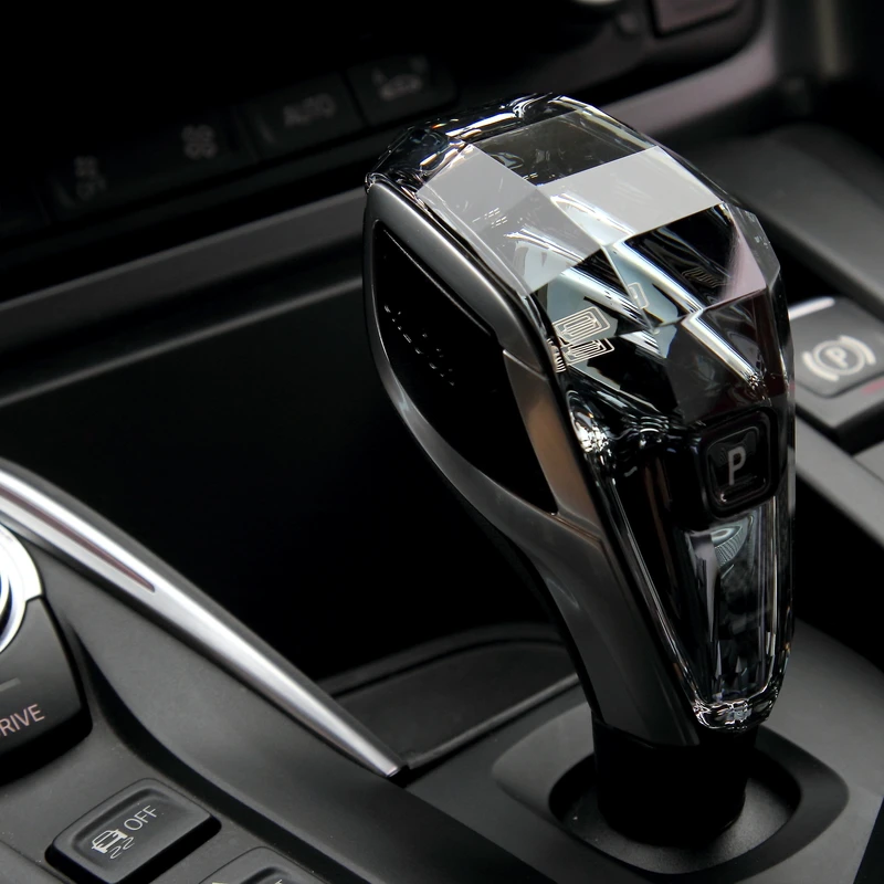 

For I8 Series Crystal gear knob universal gear shift crystal accessories parts manual shifter automatic